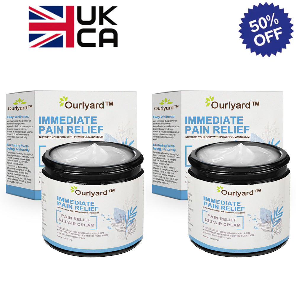 ✅Official Store: Ourlyard™ Magnesium pain relief healing cream👨⚕️Approved by the Medicines and Healthcare products Regulatory Agency (MHRA) (Reducing joint pain, stiffness, swelling, redness, soreness, warmth,and joint fatigue)