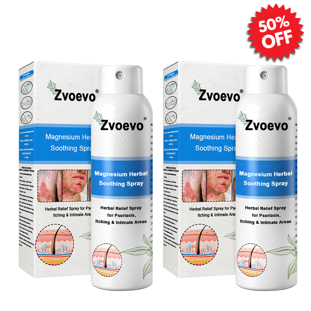 ✅Official Store: Zvoevo®Magnesium Herbal Spray⚕️MHRA Approved(Relief for Psoriasis and Eczema, Improvement of Bacterial Infections in the Genital Area, and Treatment of Acne and Dark Spots)