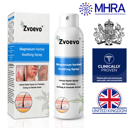 ✅Official Store: Zvoevo®Magnesium Herbal Spray⚕️MHRA Approved(Relief for Psoriasis and Eczema, Improvement of Bacterial Infections in the Genital Area, and Treatment of Acne and Dark Spots)